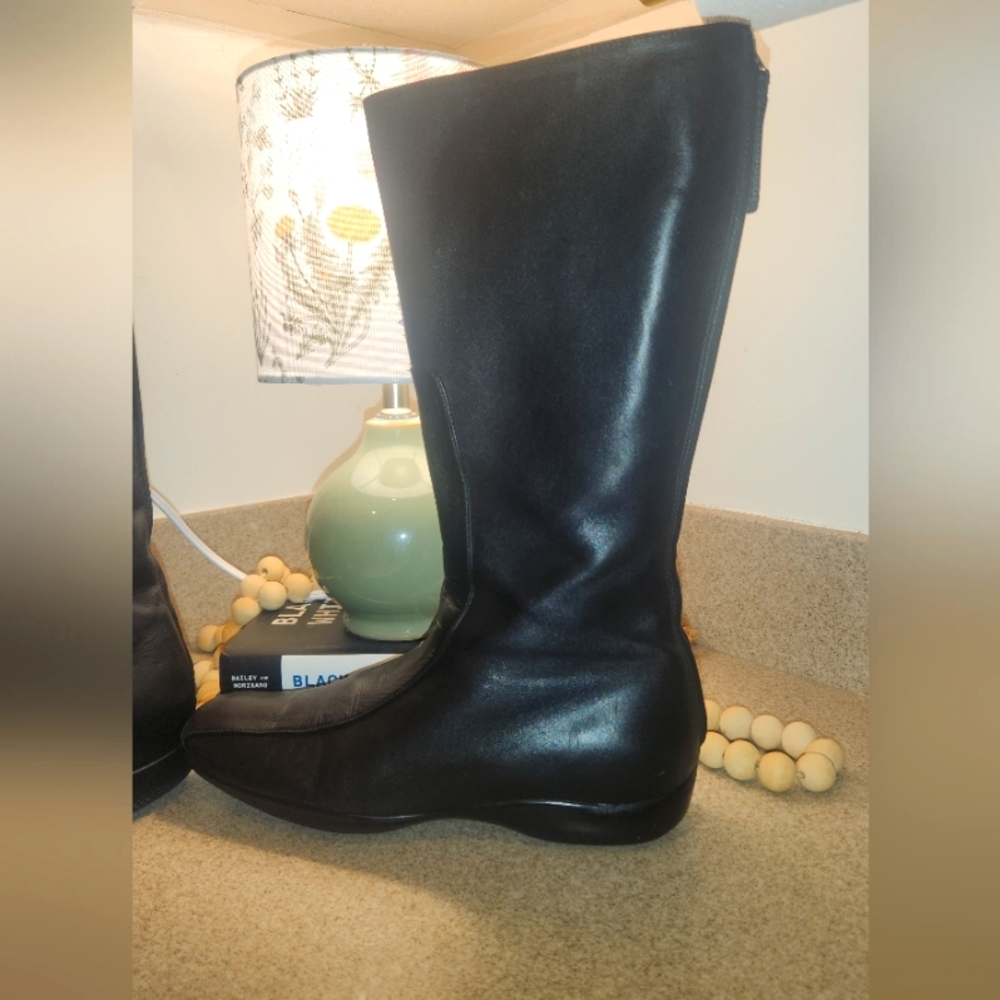 Prada leather boots 99'